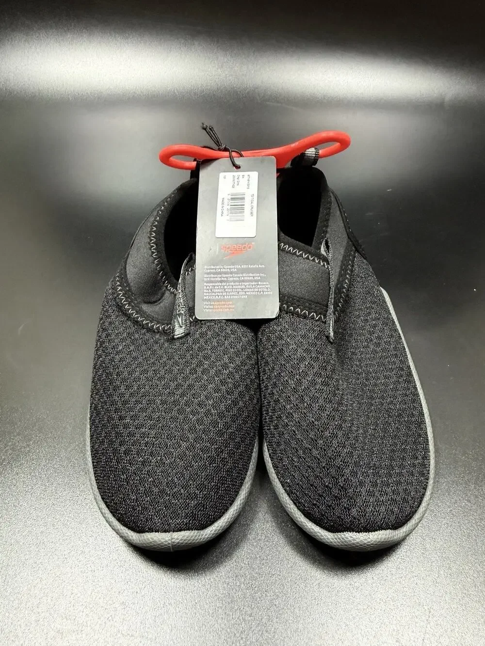 Speedo Toddler Tidal Cruiser Water Shoes Size 10/11 - Black - NEW